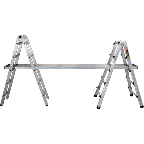 Telescoping Multi-Position Ladder, Aluminum, 300 lbs., CSA Grade 1A Cantin et fils