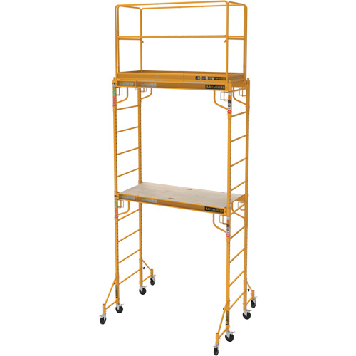 Trousse de garde-corps pour &eacute;chafaud Jobsite Series, 29-1/4" p x 44-1/2" h Cantin et fils