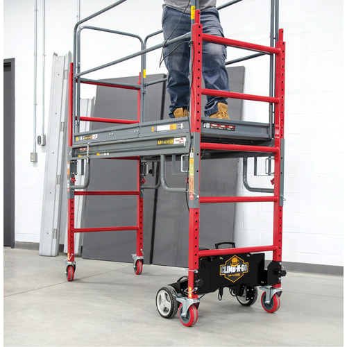 Complete Motorized Buildman 6' Baker Scaffold Kit, 31" D x 118-3/4" H Cantin et fils