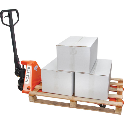 Low Profile Hydraulic Pallet Trucks, 48" L x 20.5" W, 3300 lbs. Cap. Cantin et fils
