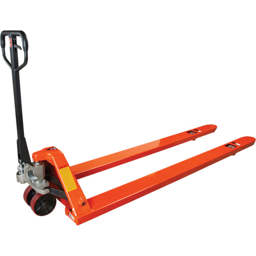 8' Long Fork Hydraulic Pallet Trucks, 96" L x 27" W, 4400 lbs. Capacity Cantin et fils