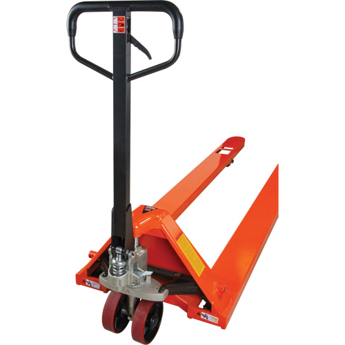8' Long Fork Hydraulic Pallet Trucks, 96" L x 27" W, 4400 lbs. Capacity Cantin et fils