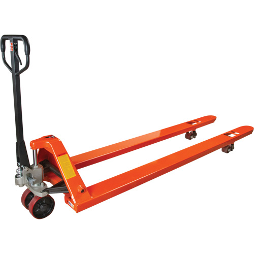 8' Long Fork Hydraulic Pallet Trucks, 96" L x 27" W, 4400 lbs. Capacity Cantin et fils