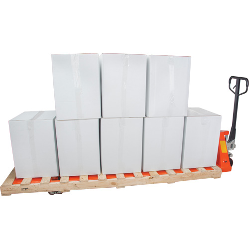 8' Long Fork Hydraulic Pallet Trucks, 96" L x 27" W, 4400 lbs. Capacity Cantin et fils