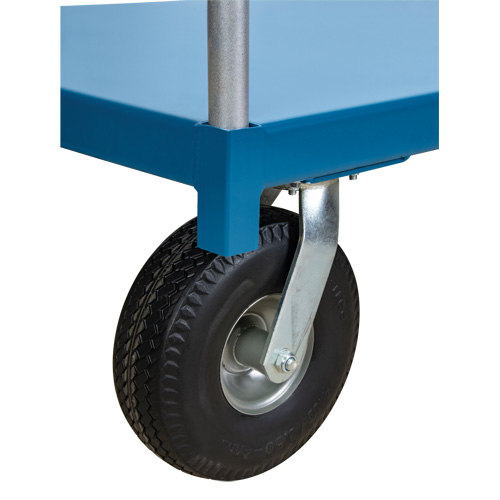  Chariot &agrave; plateforme pour l'ext&eacute;rieur, 48" lo x 30" la x Capacit&eacute; 1200 lb, Roues en Anticrevaison Cantin et fils