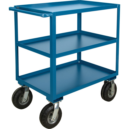  Chariot &agrave; tablettes pour l'ext&eacute;rieur, 3 Tiers, 18" la x 39" h x 33" p, Capacit&eacute; 1200 lb Cantin et fils