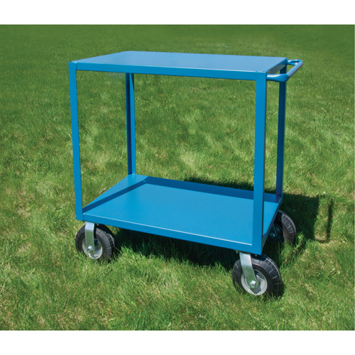  Chariot &agrave; tablettes pour l'ext&eacute;rieur, 2 Tiers, 24" la x 39" h x 51" p, Capacit&eacute; 1200 lb Cantin et fils