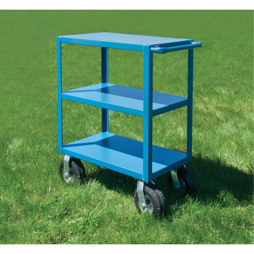  Chariot &agrave; tablettes pour l'ext&eacute;rieur, 3 Tiers, 18" la x 39" h x 33" p, Capacit&eacute; 1200 lb Cantin et fils