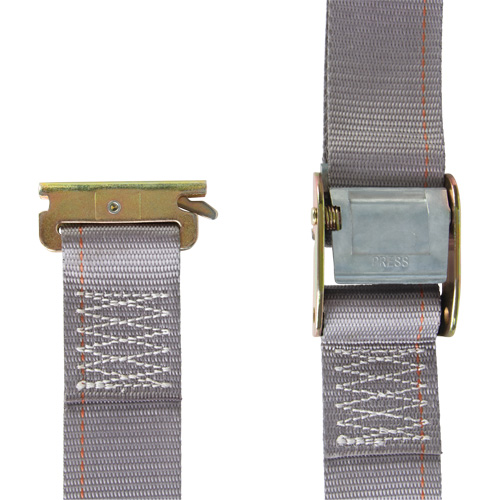 Heavy-Duty Utility Strap, Cam Buckle, 2" W x 16' L, 835 lbs. (379 kg) WLL Cantin et fils