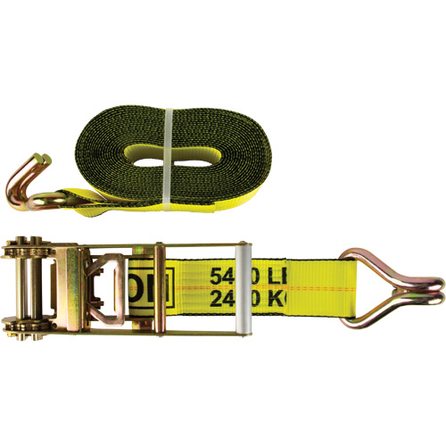 Winch Strap, J-Hook, 30' W x 3" L, 5400 lbs. (2449 kg) Working Load Limit Cantin et fils