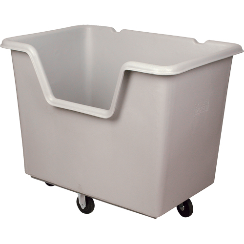 Chariot-caisse Starcart &agrave; c&ocirc;t&eacute; ouvert, Poly&eacute;thyl&egrave;ne, 46" lo x 31" la x 49" h, Volume 24 pi³, Capacit&eacute; 900 lb Cantin et fils