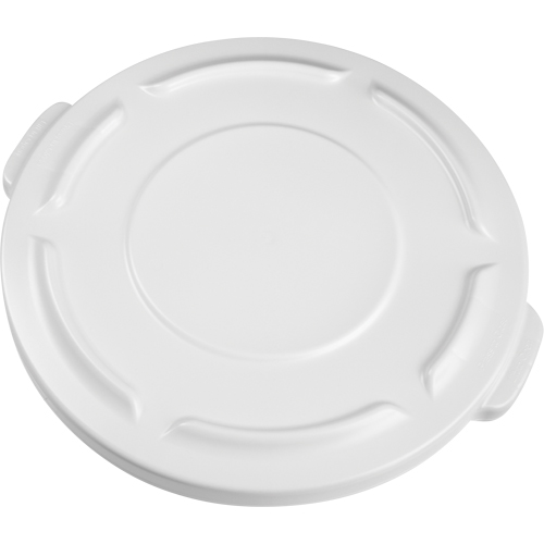 Round Brute&reg; Tops, Flat Lid, Plastic/Polyethylene, Fits Container Size: 19-7/8" Dia. Cantin et fils