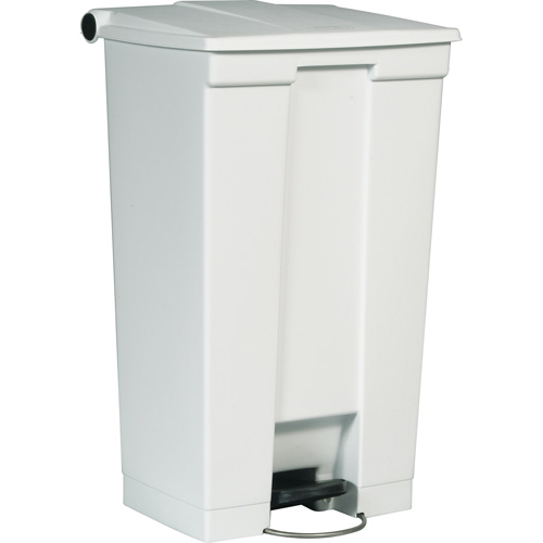 Flat Top Trash Can, Polyethylene, 23 US gal. Capacity Cantin et fils
