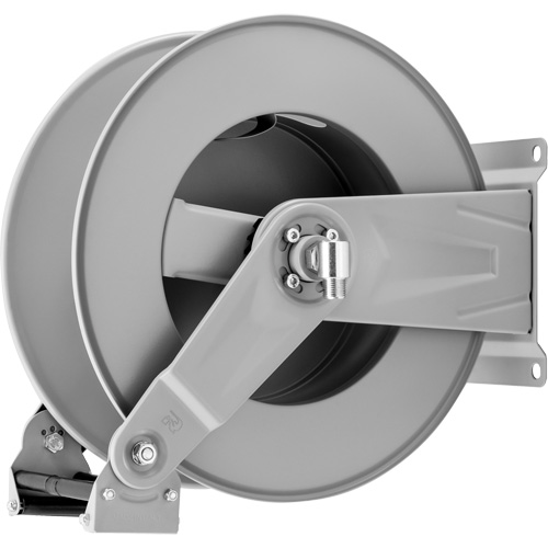 Spring Rewind Hose Reel, 50', Steel Cantin et fils