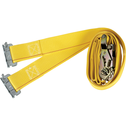 Logistic Straps, Ratchet, 2" W x 12' L, 1000 lbs. (454 kg) WLL Cantin et fils
