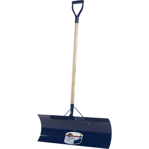 Yukon Snow Pusher, Steel Blade, D-Grip Handle, 30" W Cantin et fils