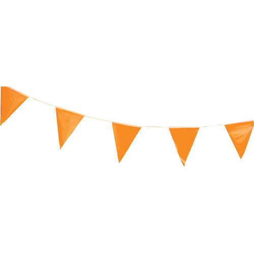 Pennants, 60' L, Orange Cantin et fils