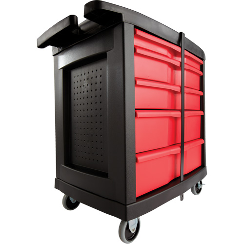 5-Drawer Mobile Work Centre, Plastic Surface Cantin et fils