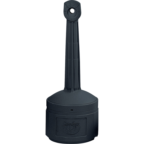 Smokers Cease-Fire&reg; Cigarette Butt Receptacle, Free-Standing, Plastic, 1 US gal. Capacity, 30" Height Cantin et fils
