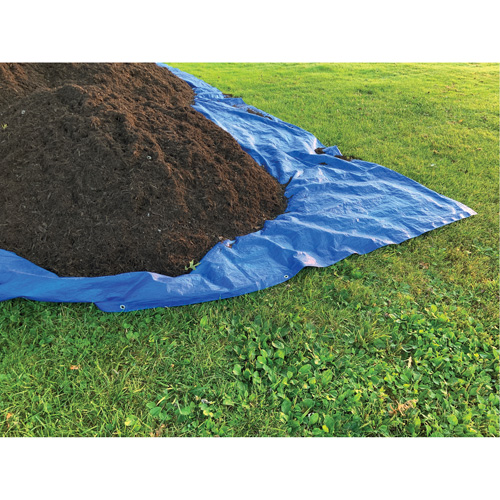 Tarp, Standard Duty, Blue, 7' x 5' x 4 mils Cantin et fils
