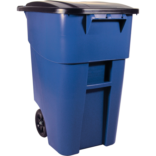 Contenants roulants Brute, Bord de rue, Plastique, 50 gal. US Cantin et fils