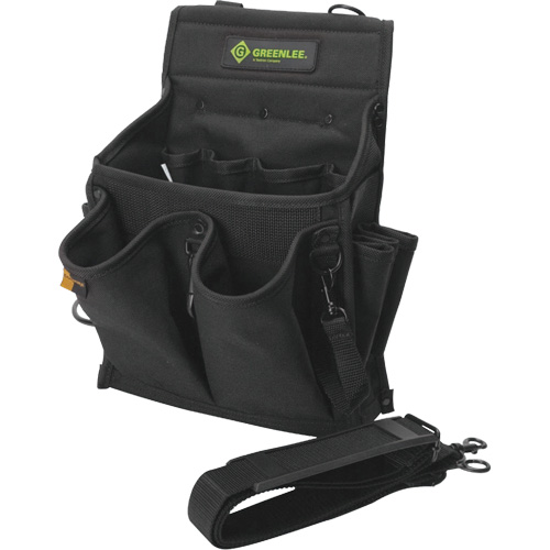 Sac &agrave; outils, Nylon, 20 pochettes, Noir Cantin et fils