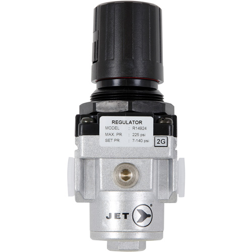 R&eacute;gulateur de d&eacute;bit dair interm&eacute;diaire, 3/8" NPT, PSI max. de 220 PSI, Canalisation Cantin et fils