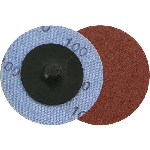 Disque de ponçage &agrave; support en tissu, 2" dia., Grain A180, Oxyde d'aluminium Cantin et fils