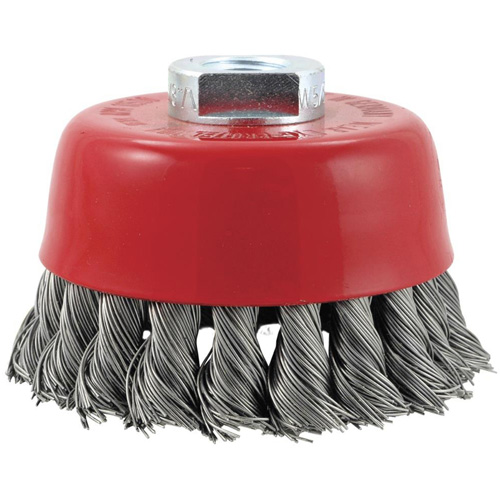 Brosse boisseau &agrave; fils nou&eacute;s torsad&eacute;s haute performance CK3201M14, 3" dia. Cantin et fils
