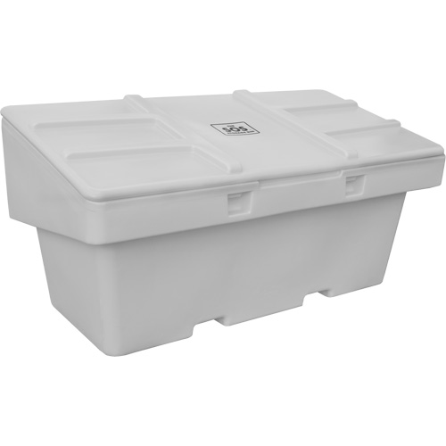 Salt Sand Container SOS, With Hasp, 72" x 36" x 36", 36 cu. Ft., Grey Cantin et fils