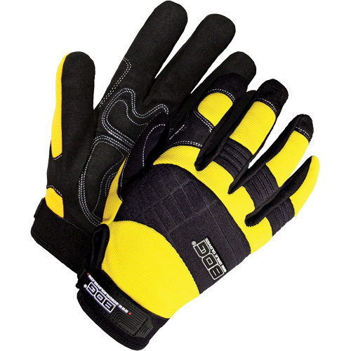 Heavy-Duty Performance Gloves with Padded Palms, Synthetic Palm, Size 2X-Large Cantin et fils