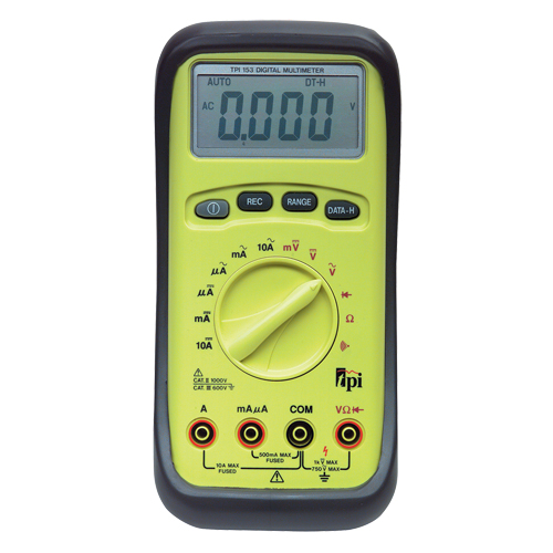 Multim&egrave;tre &agrave; auto-t&eacute;l&eacute;m&eacute;trie, Tension c.a./c.c., Courant c.a./c.c. Cantin et fils