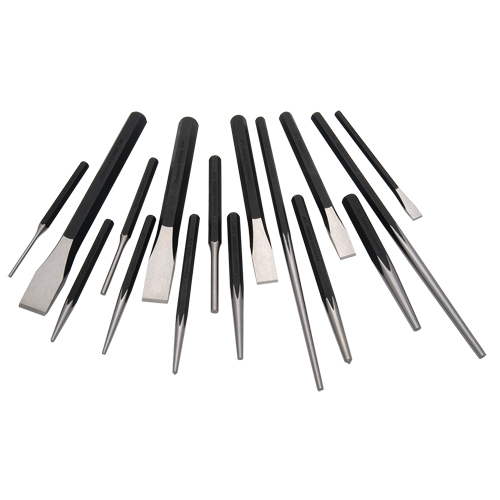 Punch and Chisel Set, 16 Pieces Cantin et fils