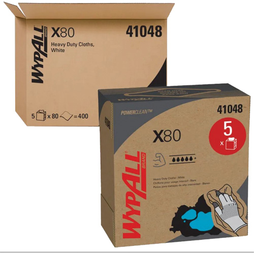 WypAll&reg; X80 Extended Use Cloths, Heavy-Duty, 16-4/5" L x 9" W Cantin et fils