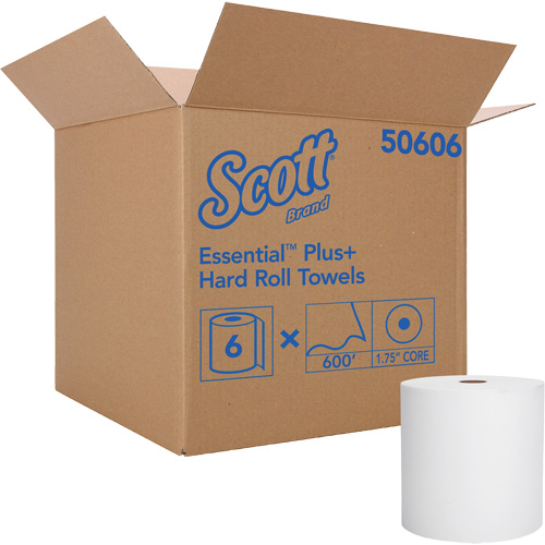 Essuie-mains &agrave; enroulement serr&eacute; Kleenex, 1 pli, Standard, 600' lo Cantin et fils