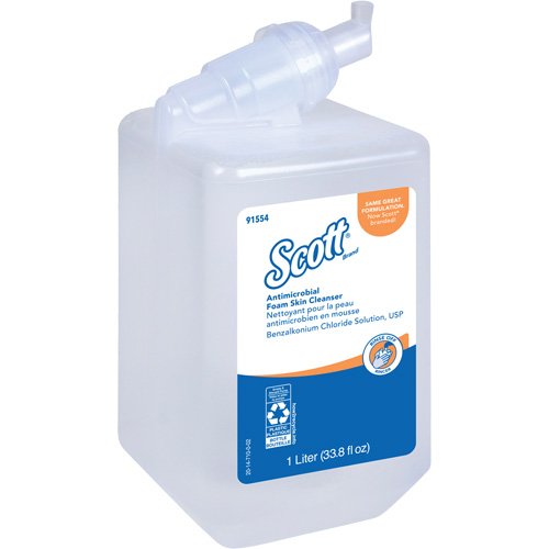 Scott&reg; Control Antimicrobial Skin Cleanser, Foam, 1 L, Unscented Cantin et fils