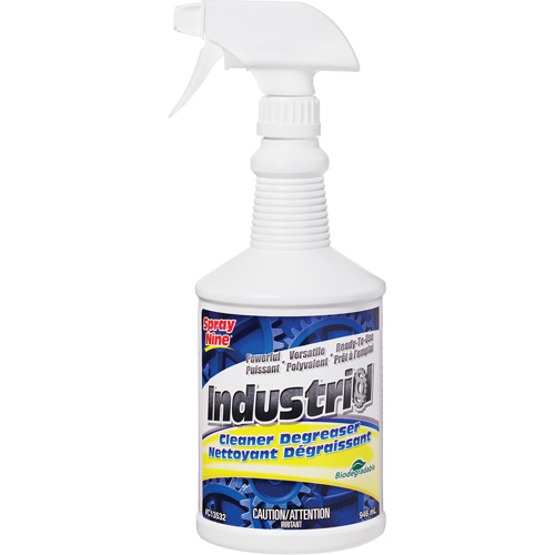 Nettoyant/d&eacute;graissant industriel, Bouteille &agrave; g&acirc;chette Cantin et fils
