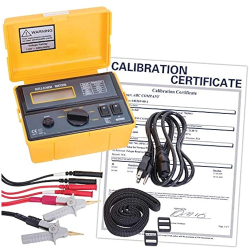 110 V Milli-Ohmmeter with Calibration Certificate Cantin et fils