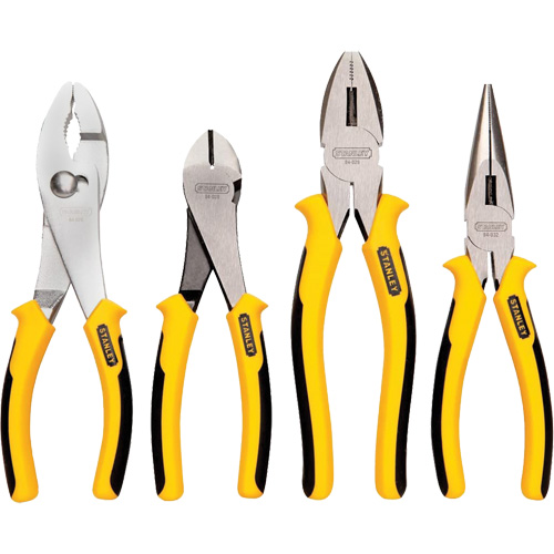 Bi-Material Pliers Set, 4 Pieces Cantin et fils