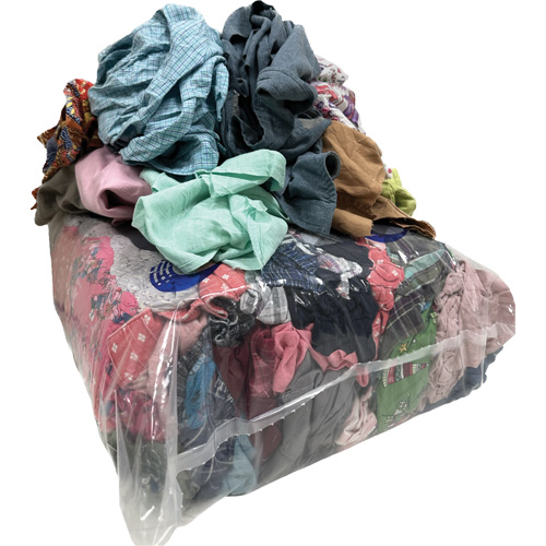 Special Wiper Rags, Mix Colours, 20 lbs. Cantin et fils