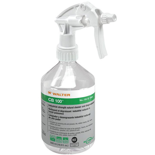 Pulv&eacute;risateur &agrave; main reremplissable vide pour CB 100, Ronde, 500 ml, Plastique Cantin et fils