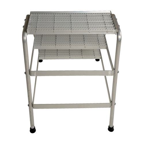 Escabeau en aluminium, 3 marches, 34-9/16" x 22-13/16" x Hauteur 30" Cantin et fils