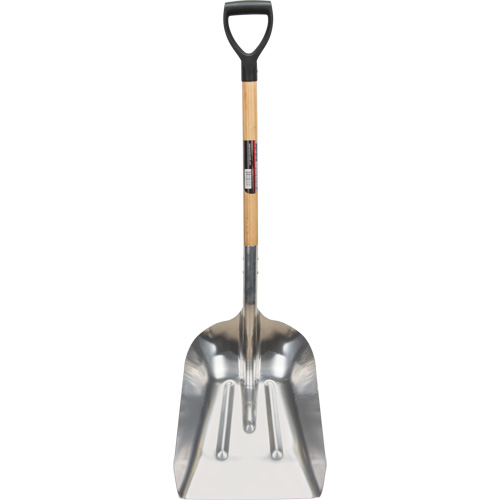 Pelle creuse, Bois, Lame Aluminium, Manche Prise en D, 24-1/2" Longueur Cantin et fils