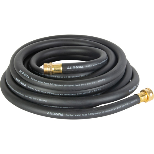 Tuyau en caoutchouc de calibre entrepreneur, Caoutchouc, 5/8" dia x 25' Cantin et fils