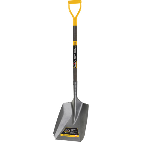 Serrated Snow Shovel, Tempered Steel Blade, 11-7/10" Wide, D-Grip Handle Cantin et fils