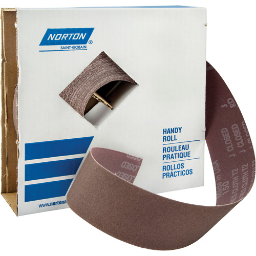 Shop Rolls - Metalite K225 Shop Rolls, Aluminum Oxide, 2" W x 150' L, 400 Grit Cantin et fils