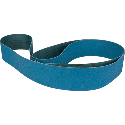 Abrasive Sanding Belt, 4" W x 137" L, Zirconia Alumina, 80 Grit Cantin et fils