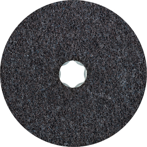 Disc de conditionnement de surface &agrave; boucles et crochets, 4-1/2" dia., Grain Moyen, Oxyde d'aluminium Cantin et fils