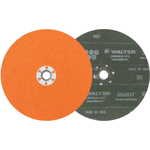 Disque de sablage Coolcut XX, 7" dia., Grain 36, C&eacute;ramique Cantin et fils