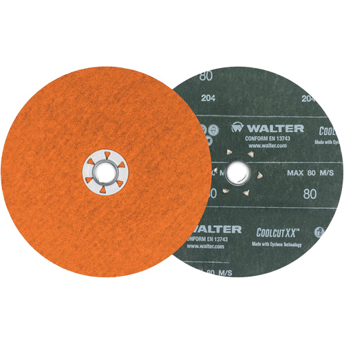 Disque de sablage Coolcut XX, 7" dia., Grain 80, C&eacute;ramique Cantin et fils